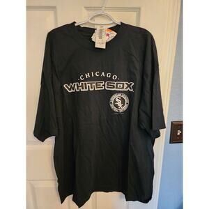 Vtg 2004 Chicago White Sox's T-shirt Adult Size 2Xl Black Short Sleeve‎ Men's